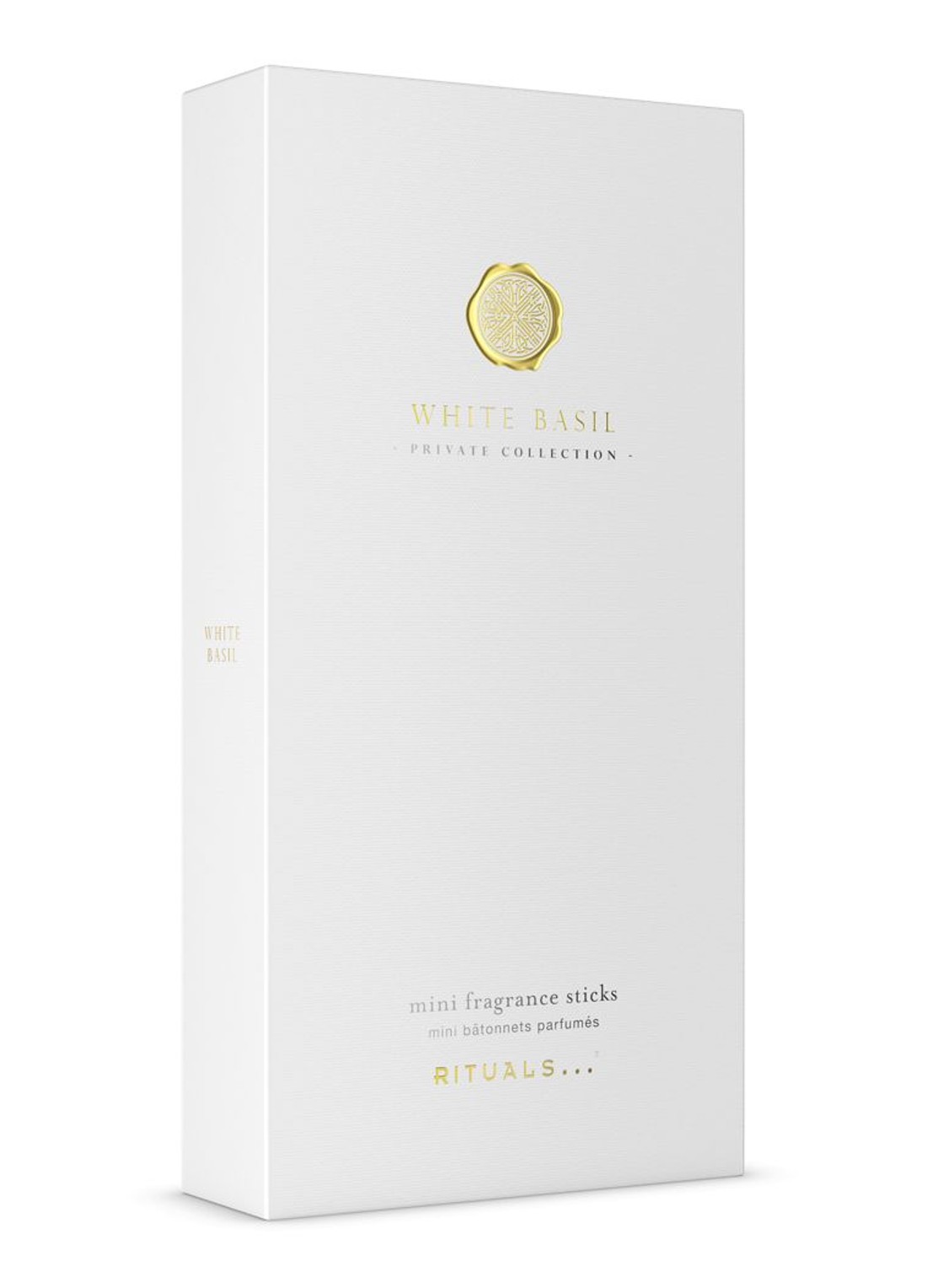 Rituals White Basil Mini Fragrance Sticks - geurstokjes 100 ml - voorkant 5 beige