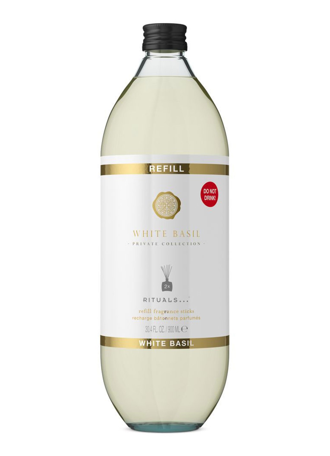 Rituals White Basil Refill Fragrance Sticks - navulling voor geurstokjes 900 ml - voorkant 2 undefined