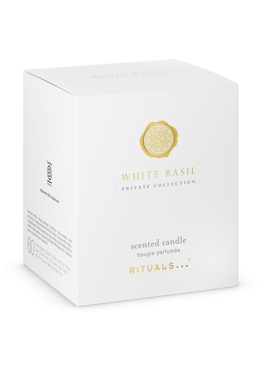 Rituals White Basil Scented Candle - geurkaars 360 gram - voorkant 5 undefined