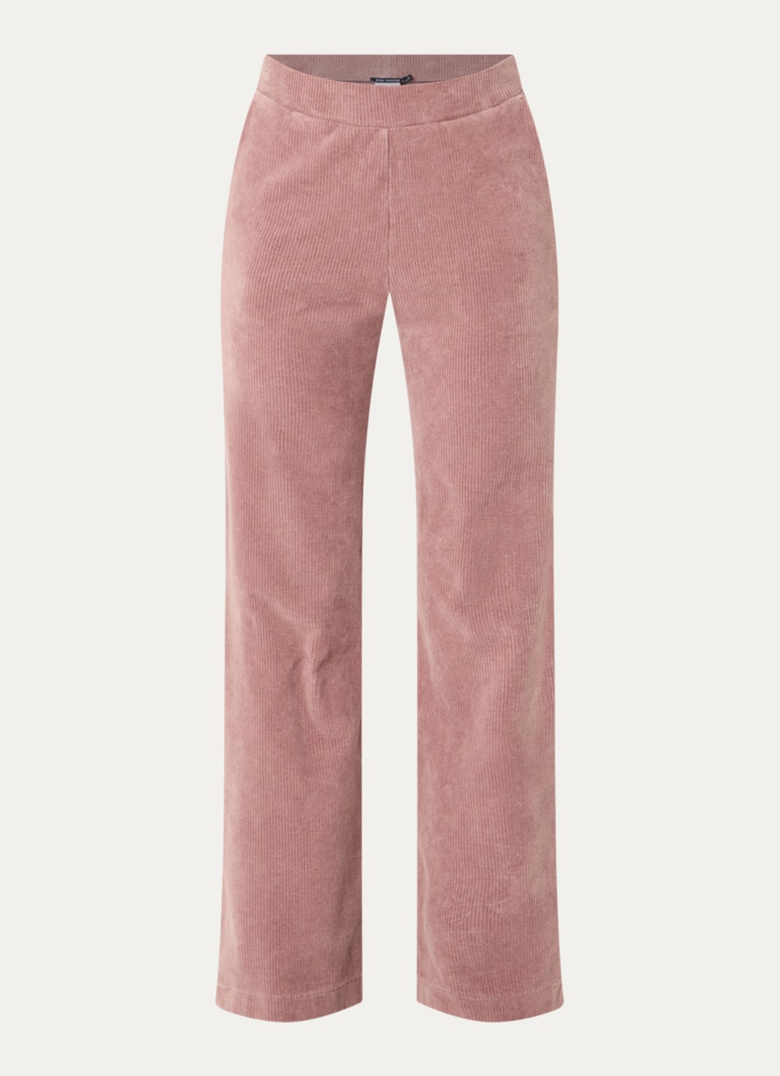 River Woods High waist loose fit broek met steekzakken - voorkant 3 oudroze