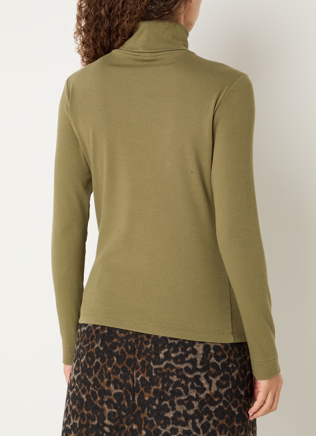 River Woods Longsleeve met col - achterkant 4 khaki