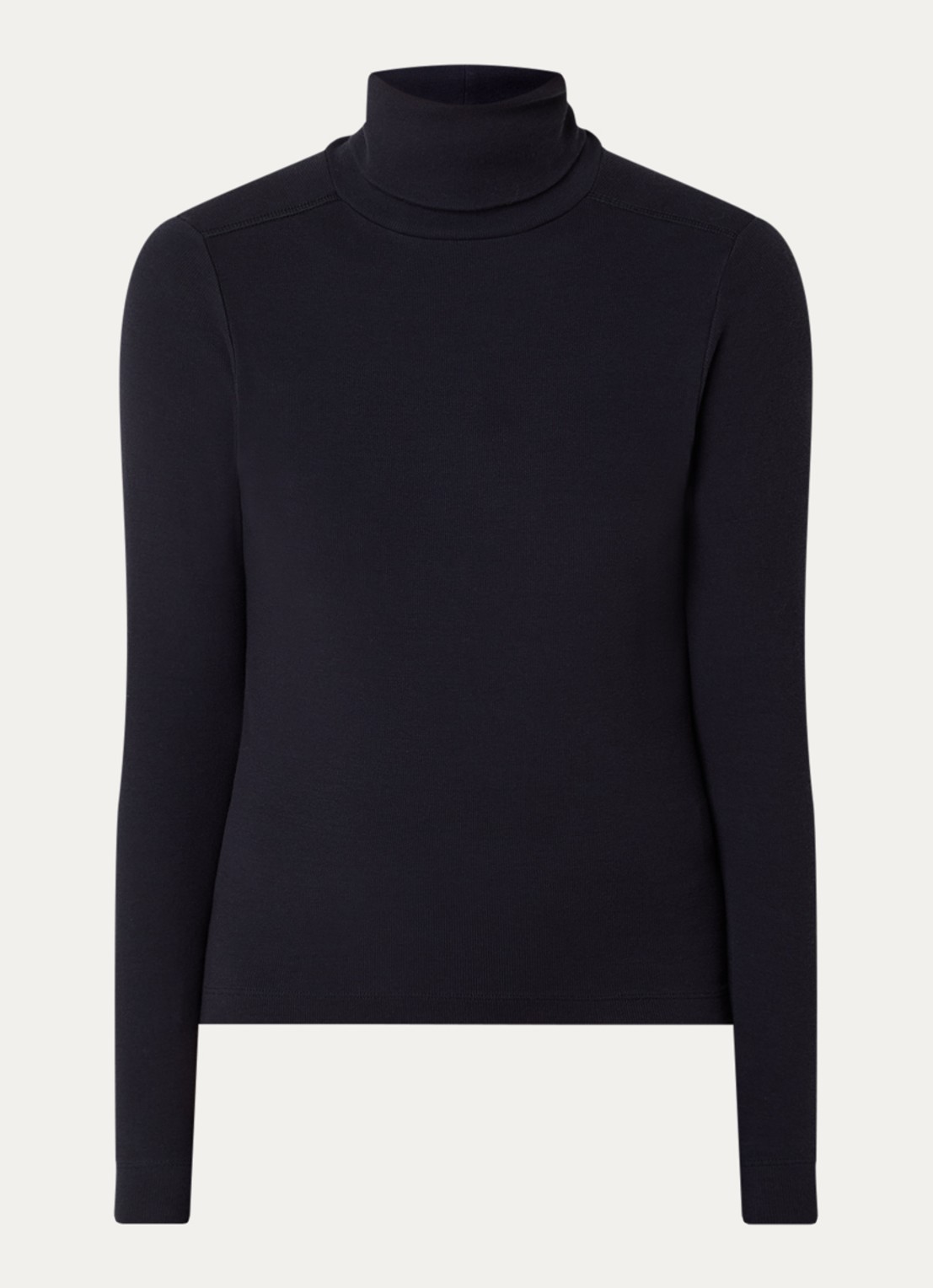 River Woods Longsleeve met col - voorkant 3 donkerblauw