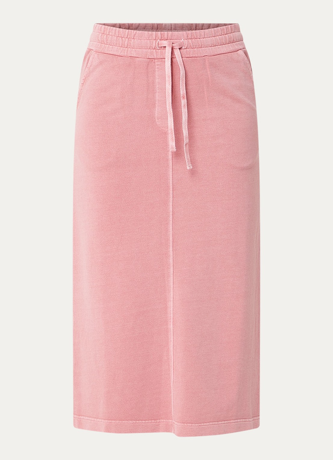 River Woods Midi rok met steekzakken - voorkant 3 roze