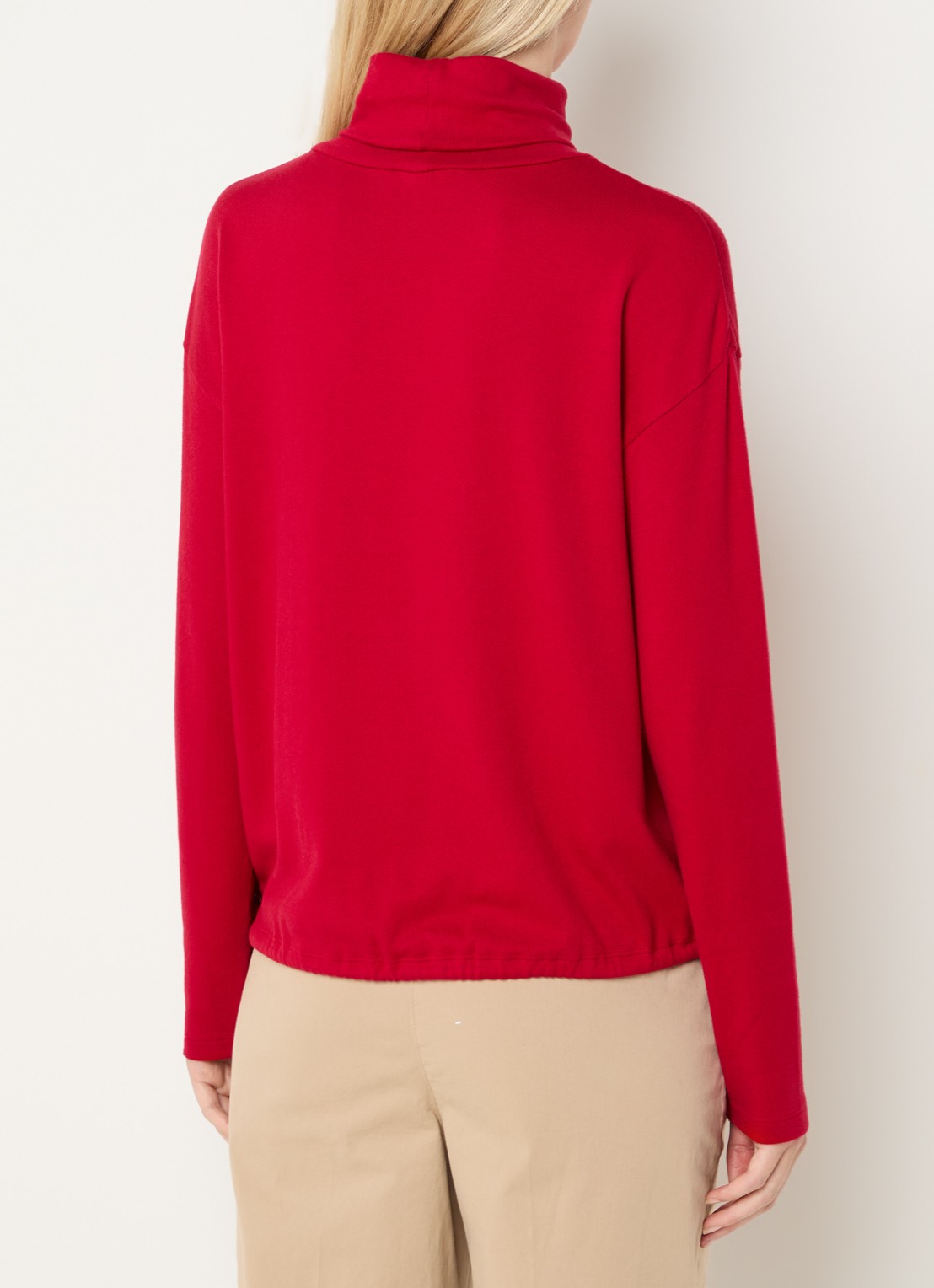 River Woods Pullover met col - achterkant 4 rood