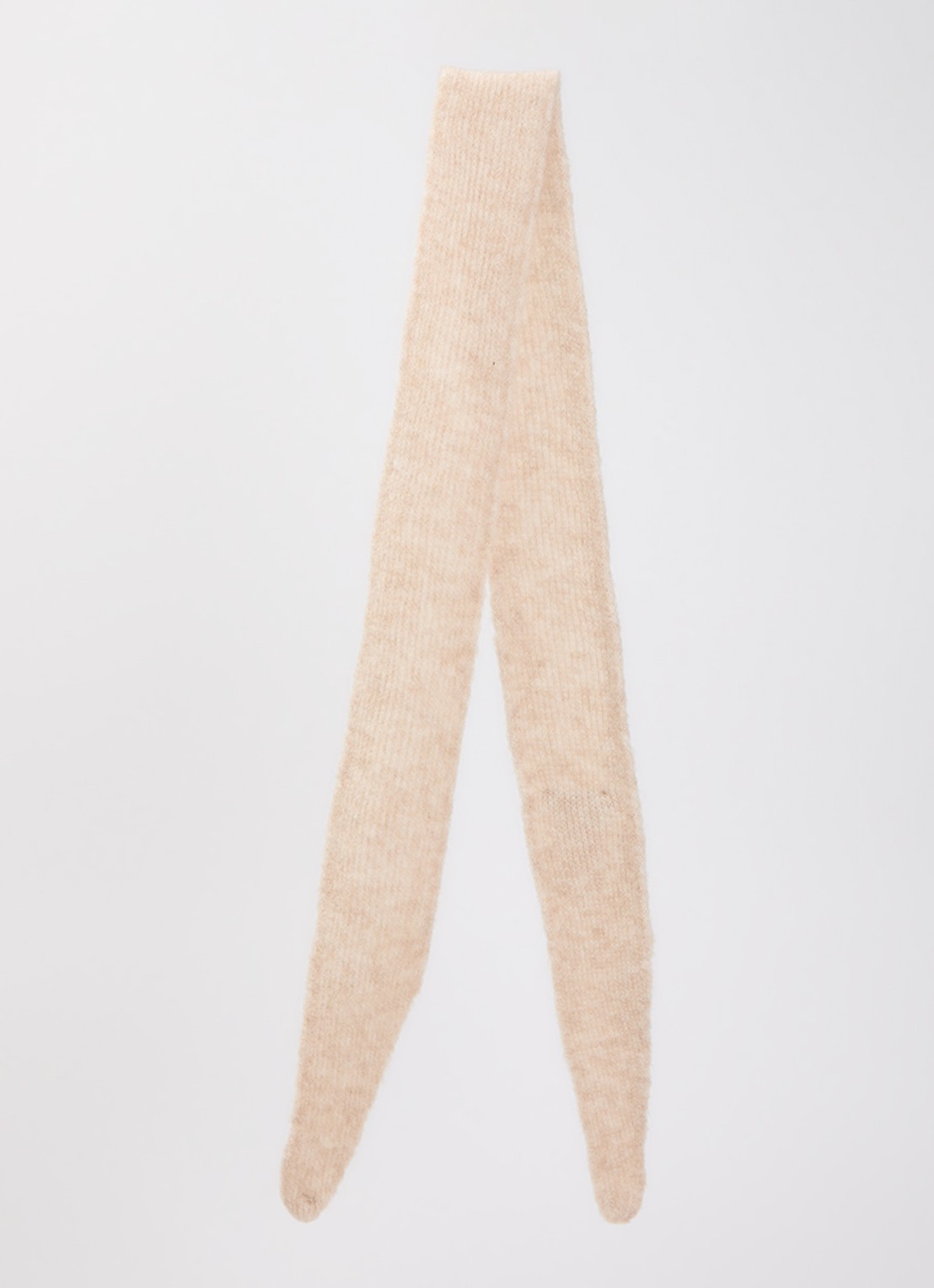 River Woods Sjaal in alpaca wolblend 170 x 10 cm - voorkant beige