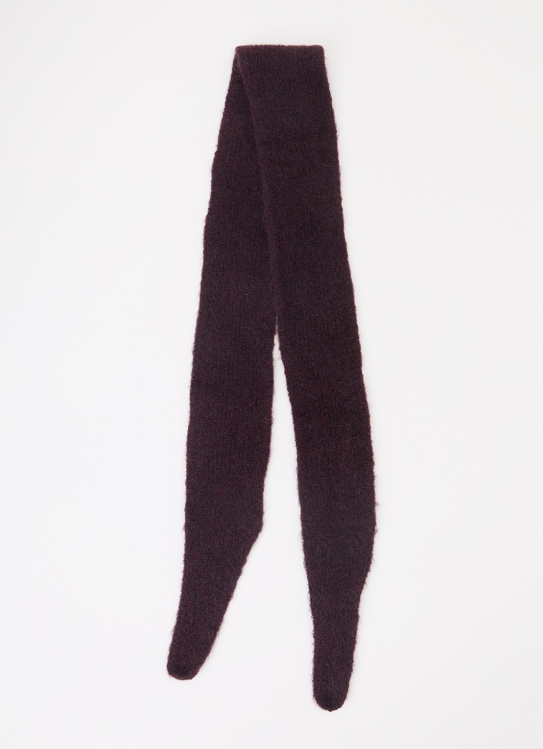 River Woods Sjaal in alpaca wolblend 170 x 10 cm - voorkant bordeauxrood