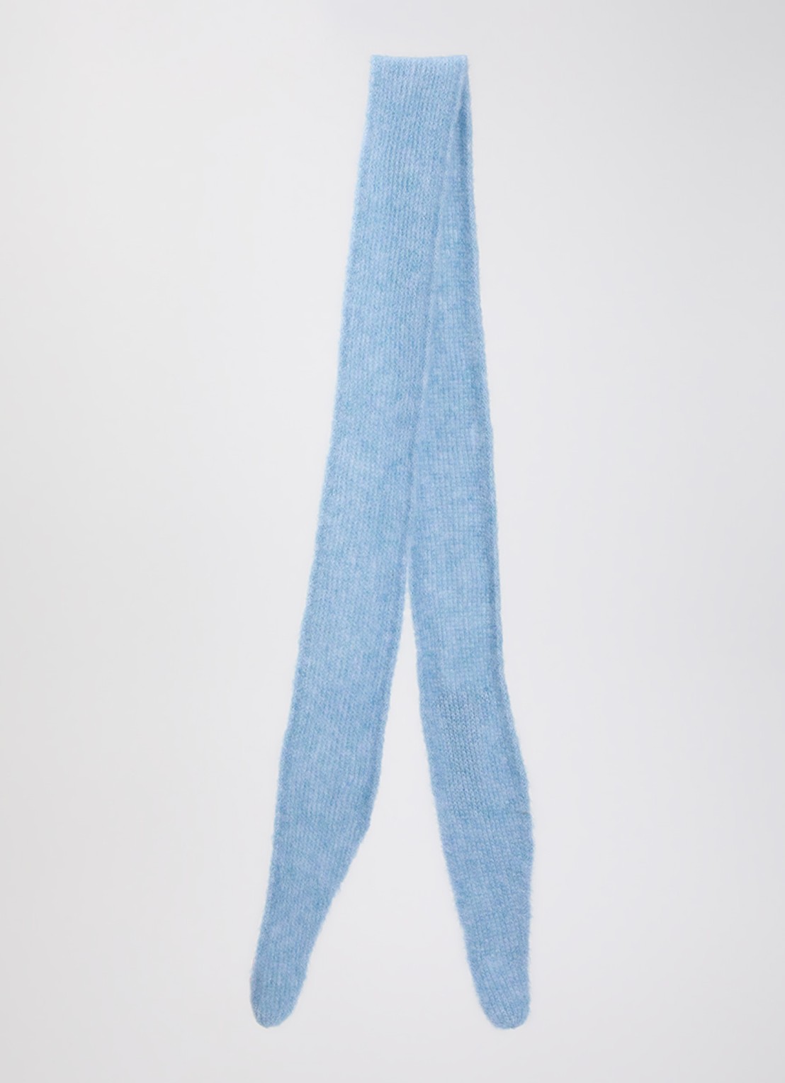 River Woods Sjaal in alpaca wolblend 170 x 10 cm - voorkant lichtblauw