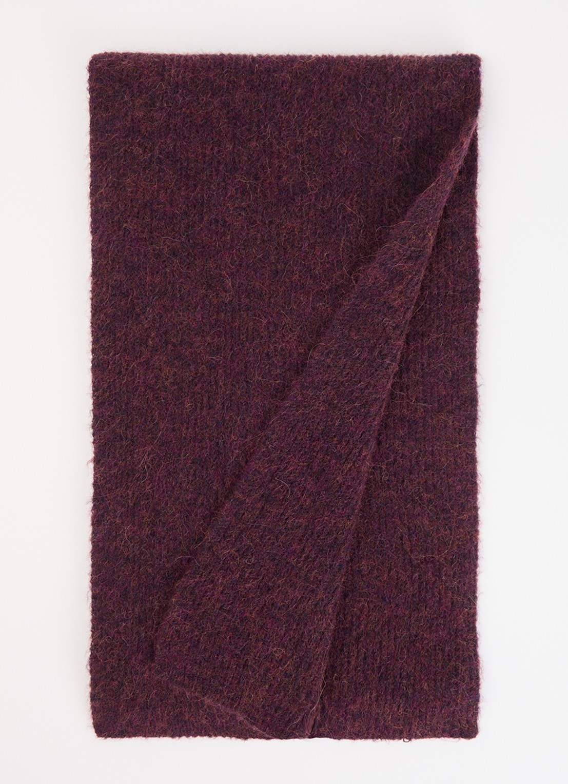 River Woods Sjaal in wolblend 90 x 30 cm - voorkant 3 bordeauxrood