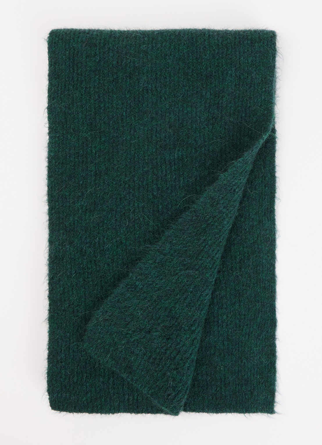 River Woods Sjaal in wolblend 90 x 30 cm - voorkant 3 groen