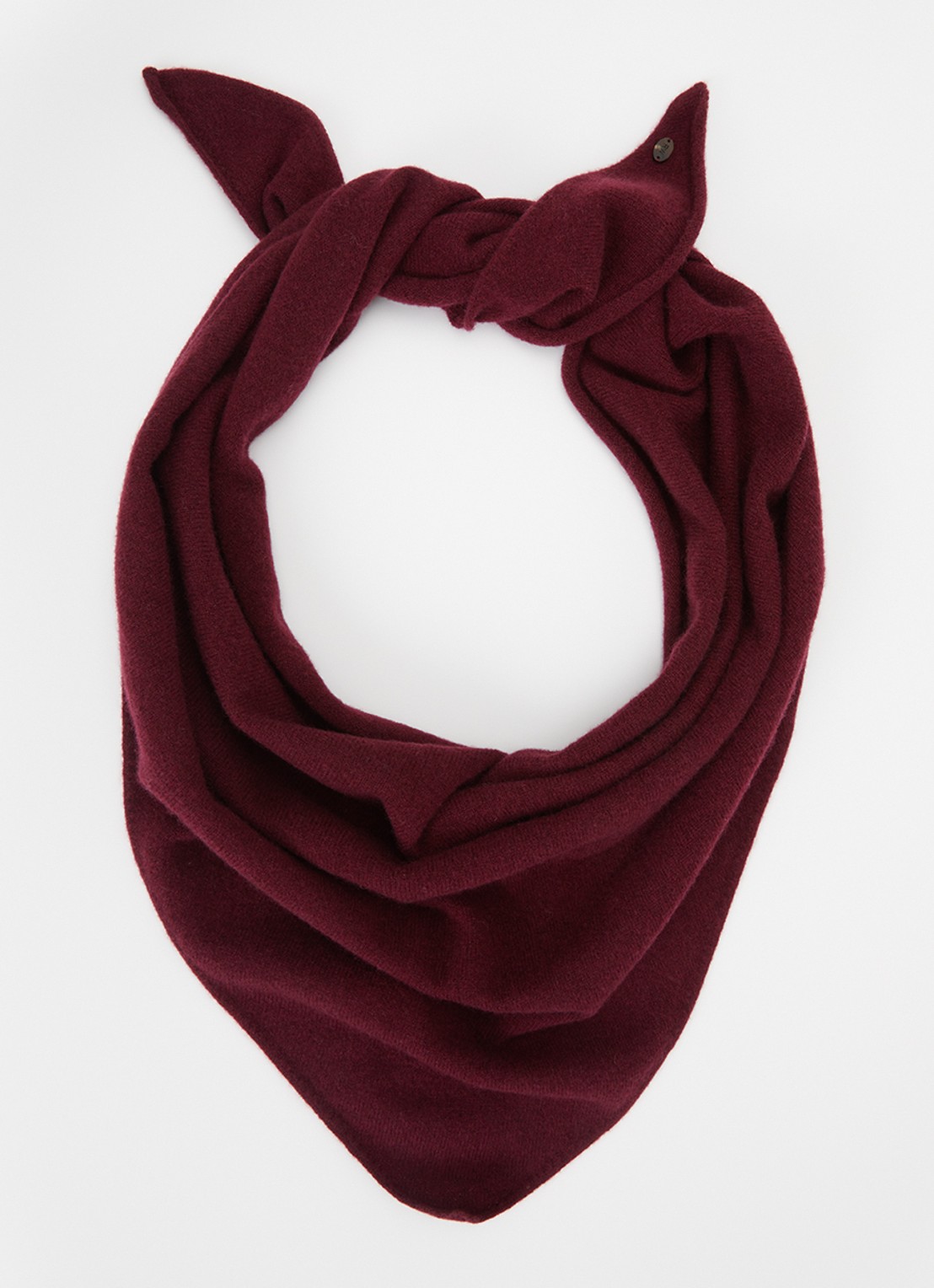 River Woods Sjaal van merino wol 140 x 55 cm - voorkant 2 bordeauxrood