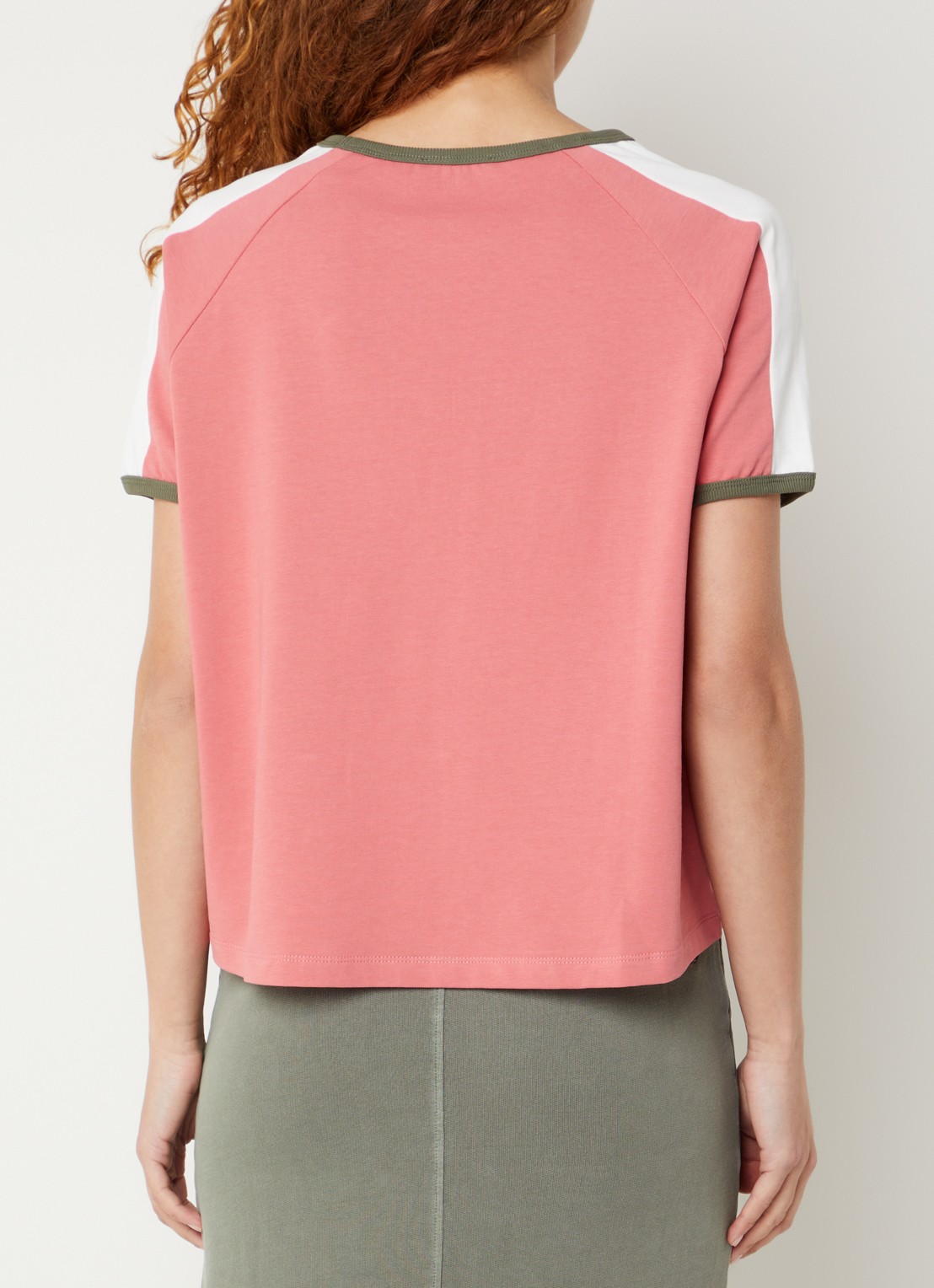 River Woods T-shirt met print - achterkant 4 roze
