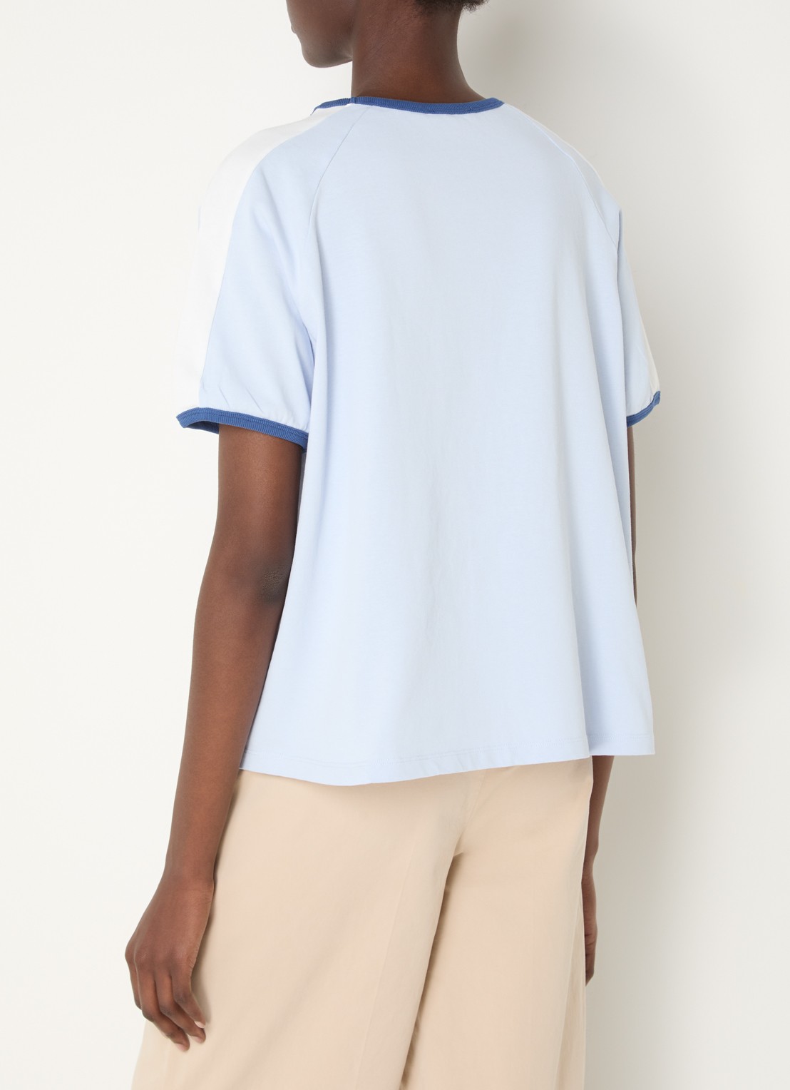 River Woods T-shirt met print - achterkant 4 lichtblauw