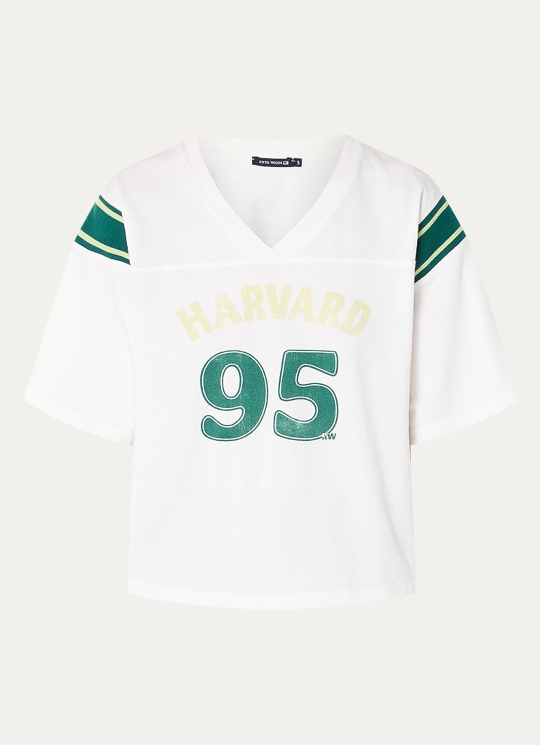 River Woods T-shirt met print - voorkant donkergroen