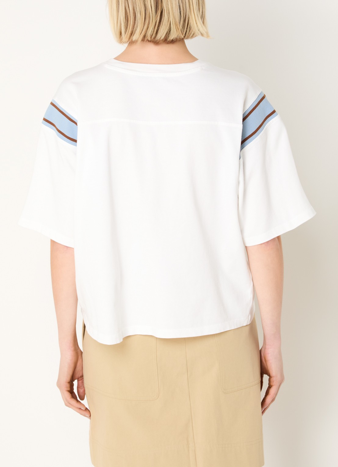 River Woods T-shirt met print - achterkant wit