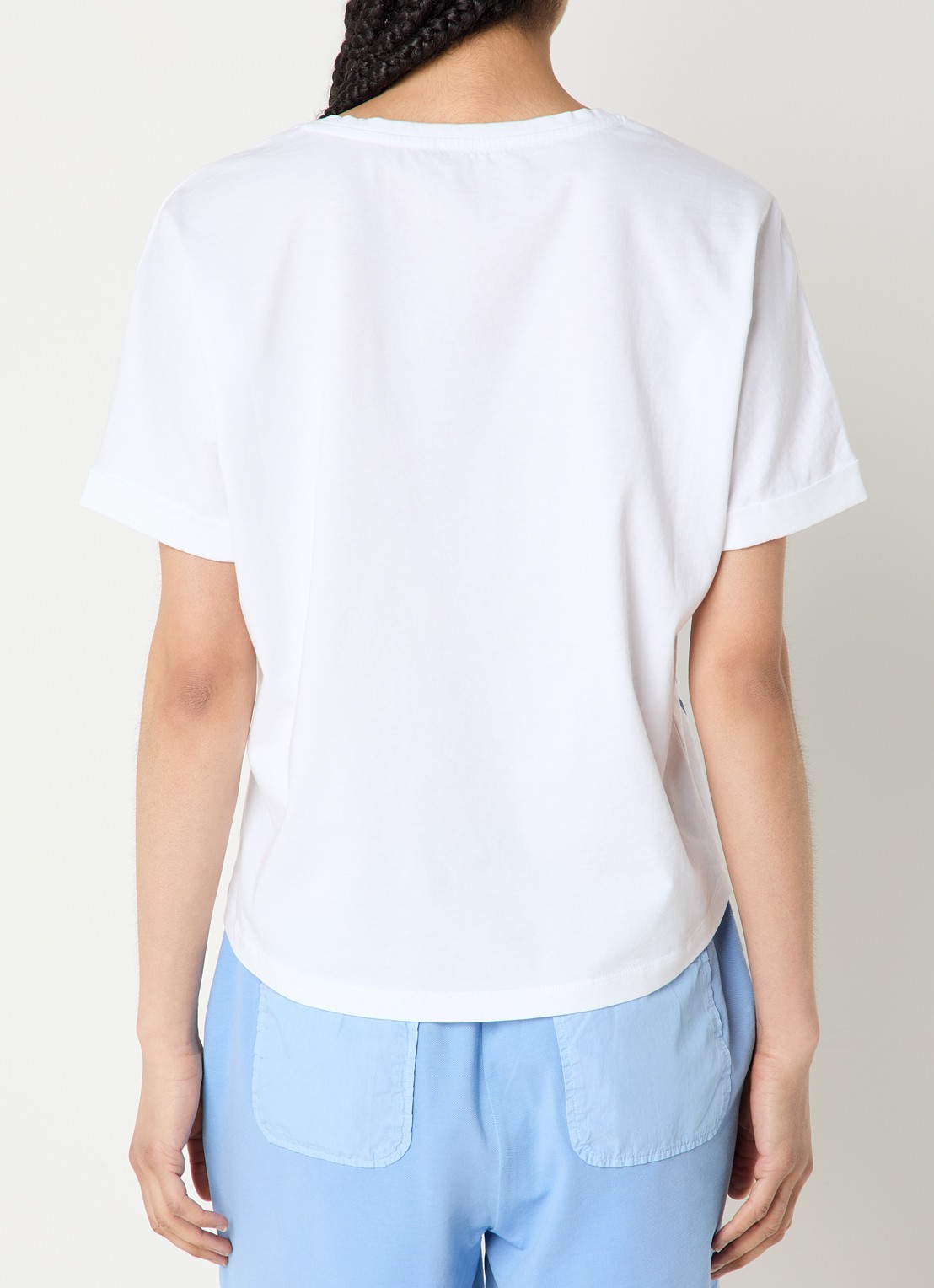 River Woods T-shirt met print - achterkant wit