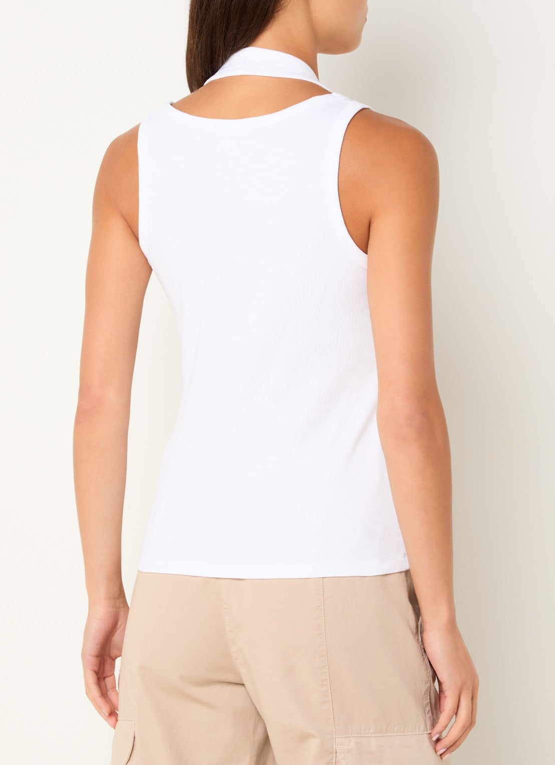 River Woods Tanktop met stretch - achterkant 4 wit
