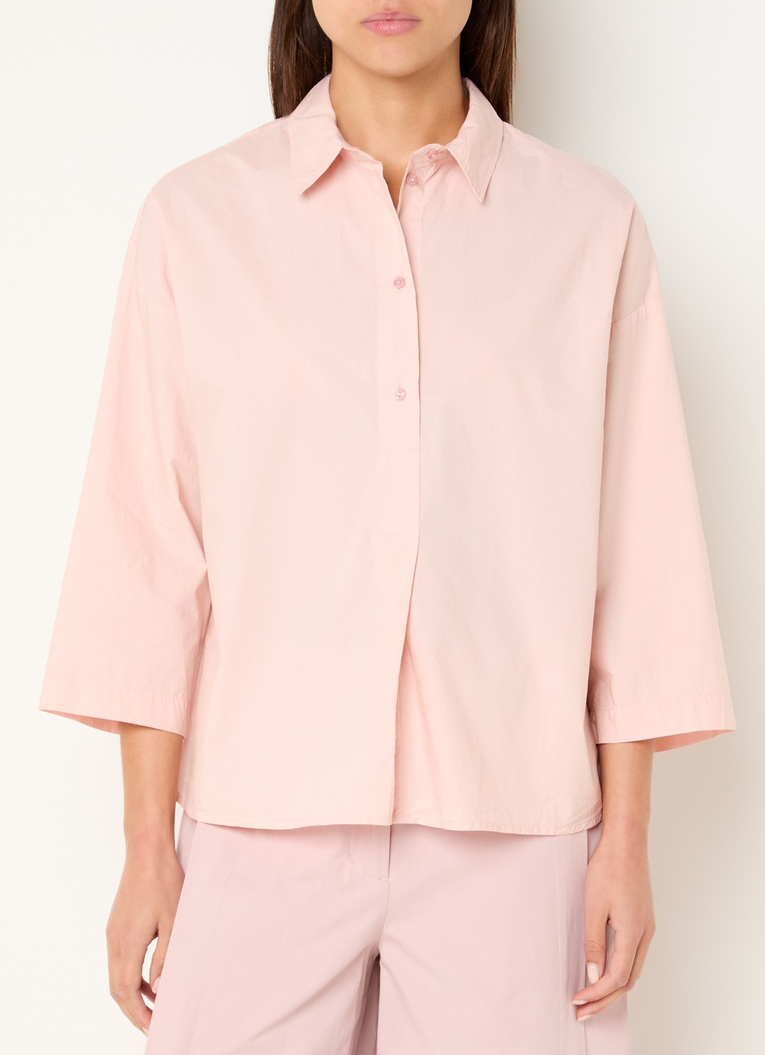 River Woods Tuniek met plooidetail - detail 6 roze