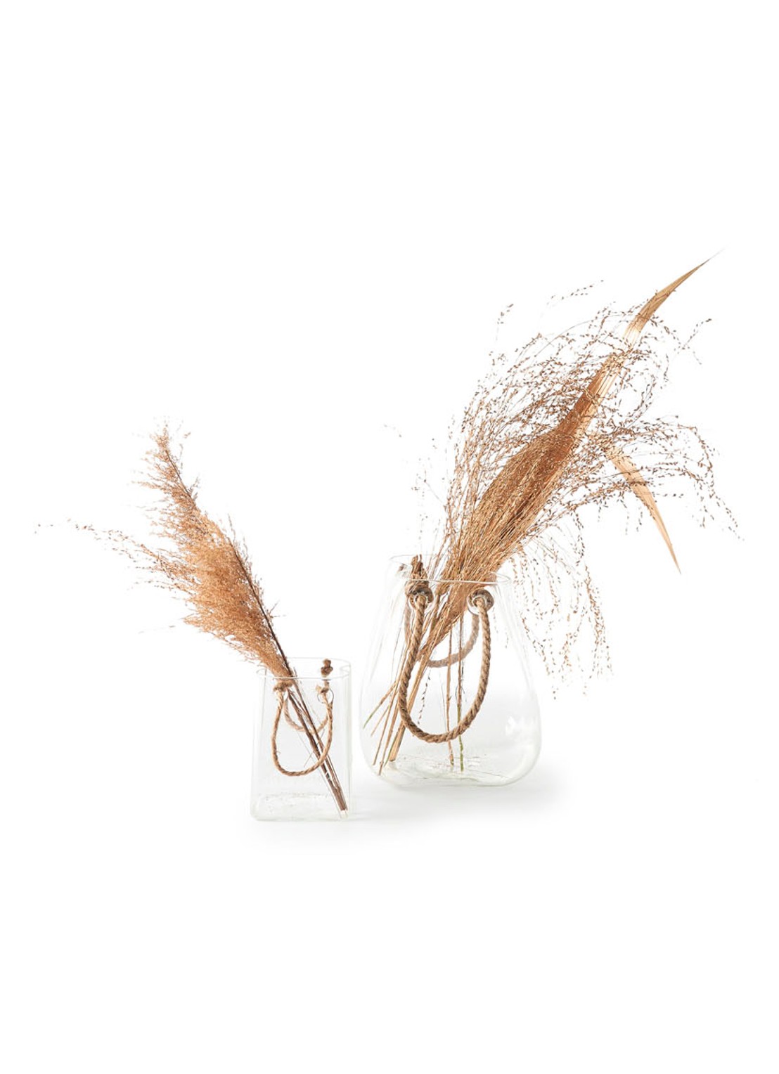 Rivièra Maison Mode Florale Bag vaas M 15 cm - detail transparant