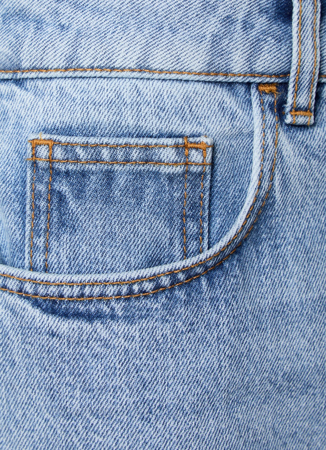 Róhe Low waist loose fit jeans met steekzakken - detail 4 indigo