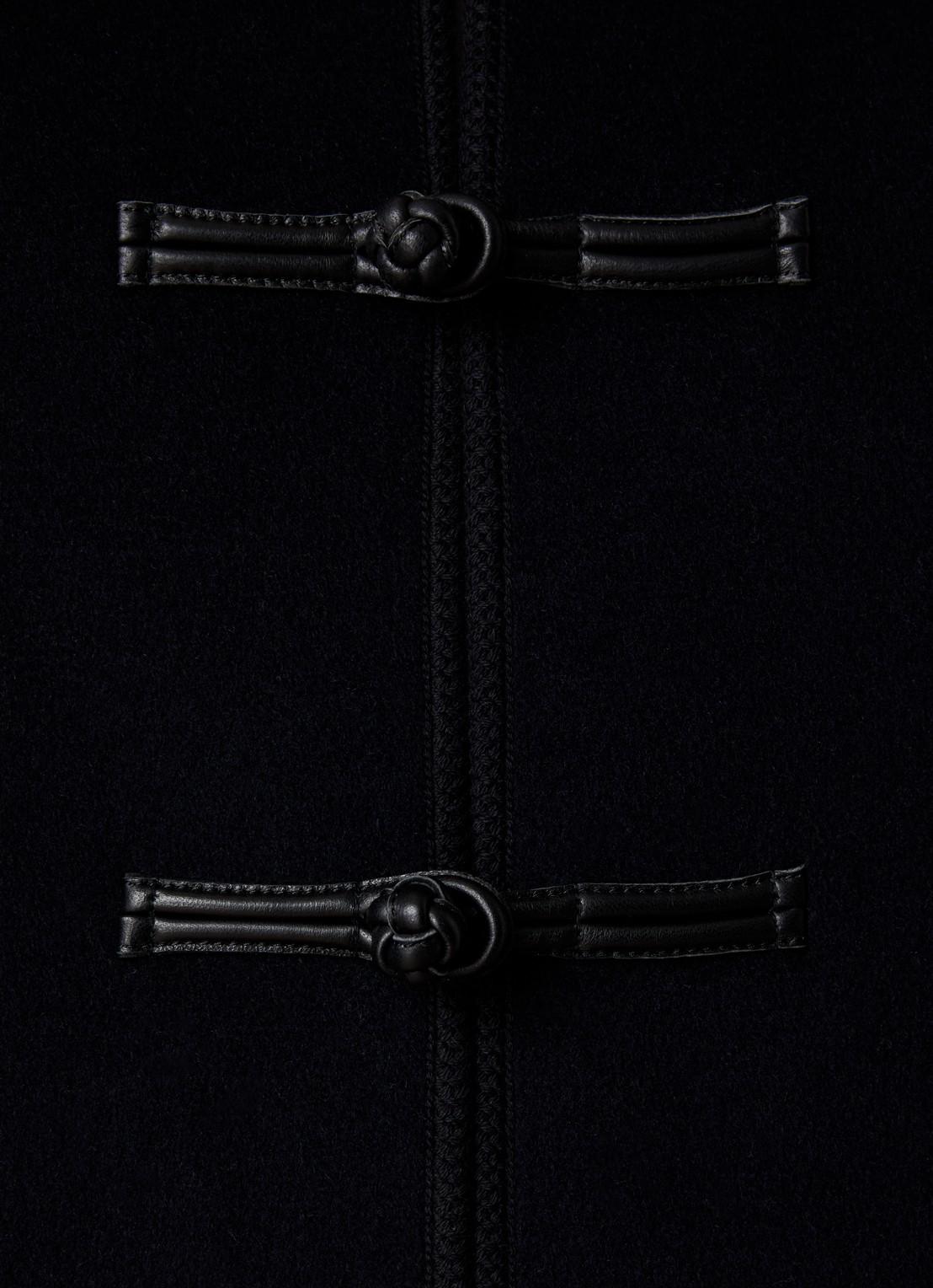 Róhe Marie jack van wol met opgestikte zakken - detail 6 donkerblauw