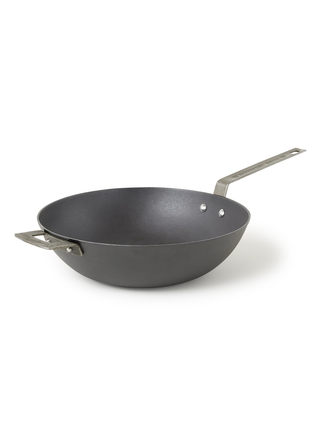 Ronneby Bruk Ultra Light Professional wokpan Ø32 cm - voorkant 2 zwart