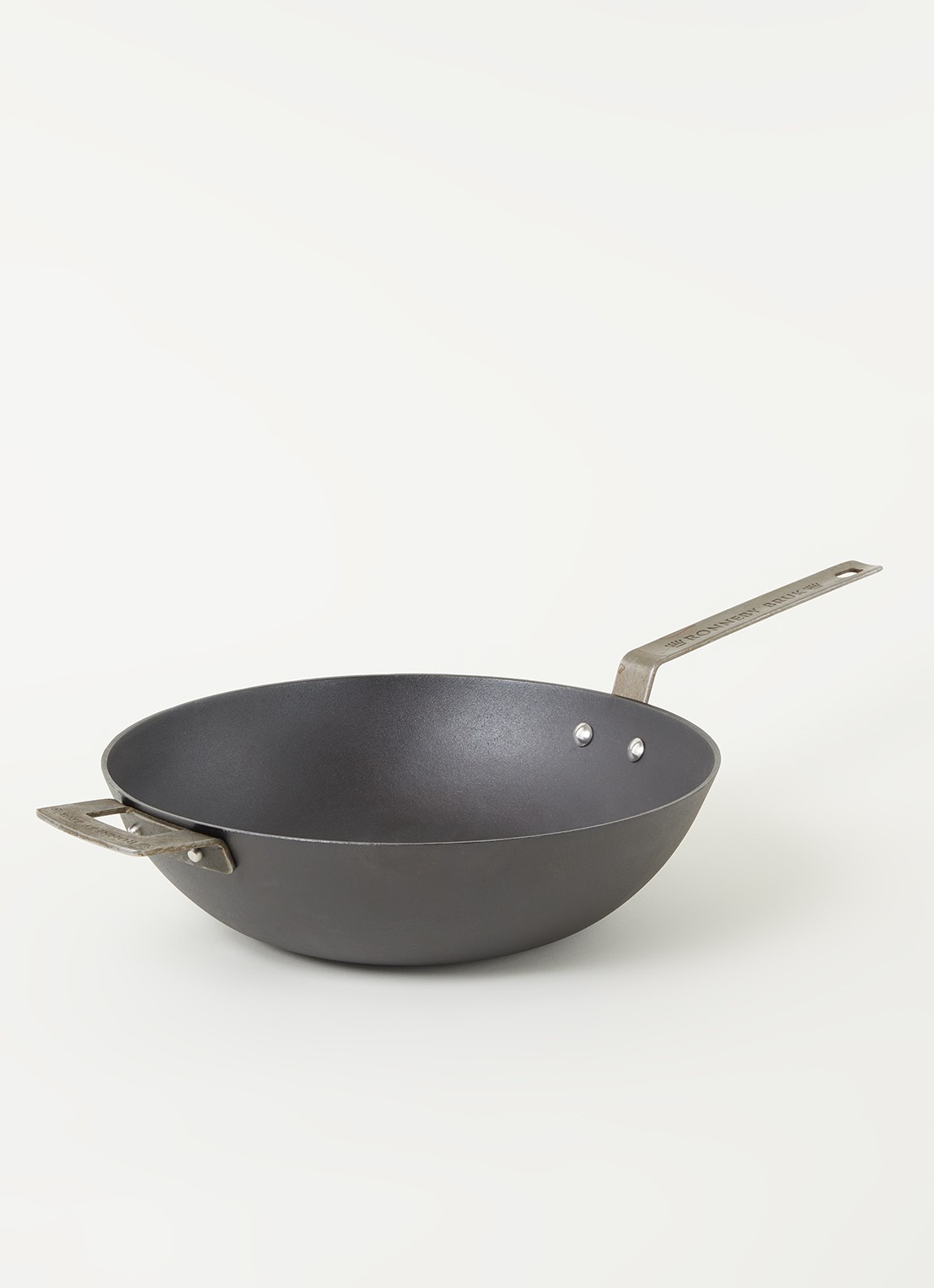 Ronneby Bruk Ultra Light Professional wokpan Ø32 cm - voorkant 3 zwart