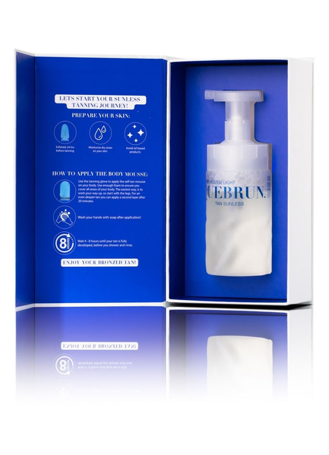 ROQUEBRUN. Body Mousse Self-Tan Light - zelfbruiner - voorkant 2 undefined