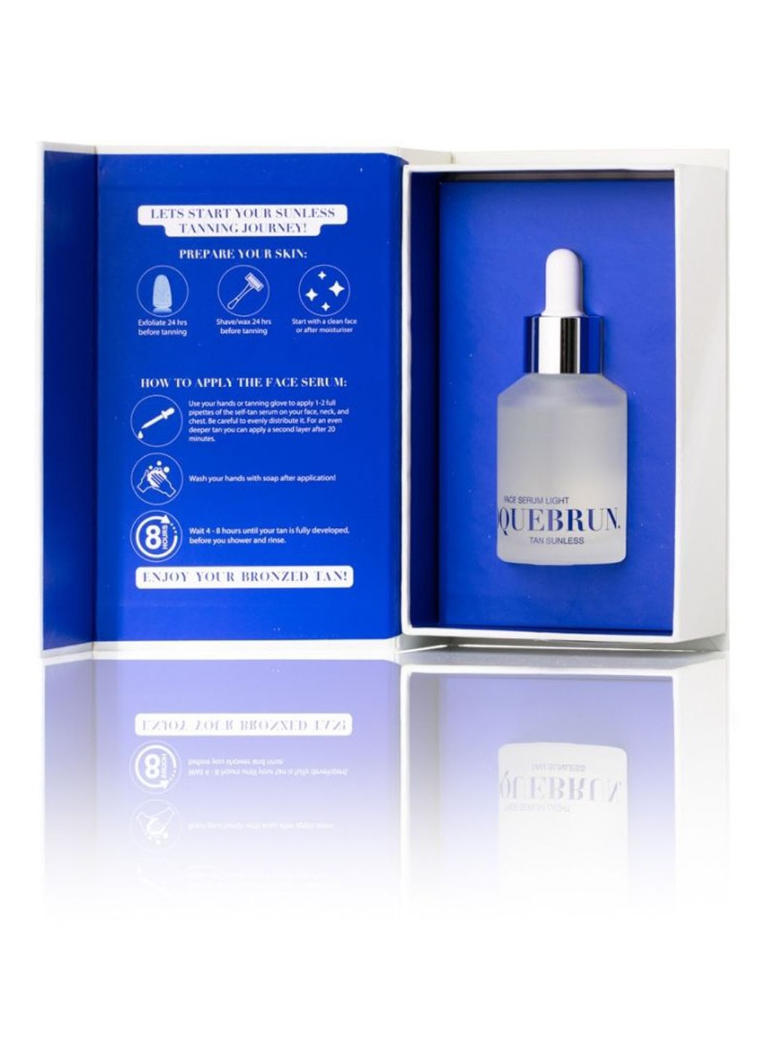 ROQUEBRUN. Face Serum Self-Tan Light - zelfbruiner gezichtsserum - voorkant 2 undefined