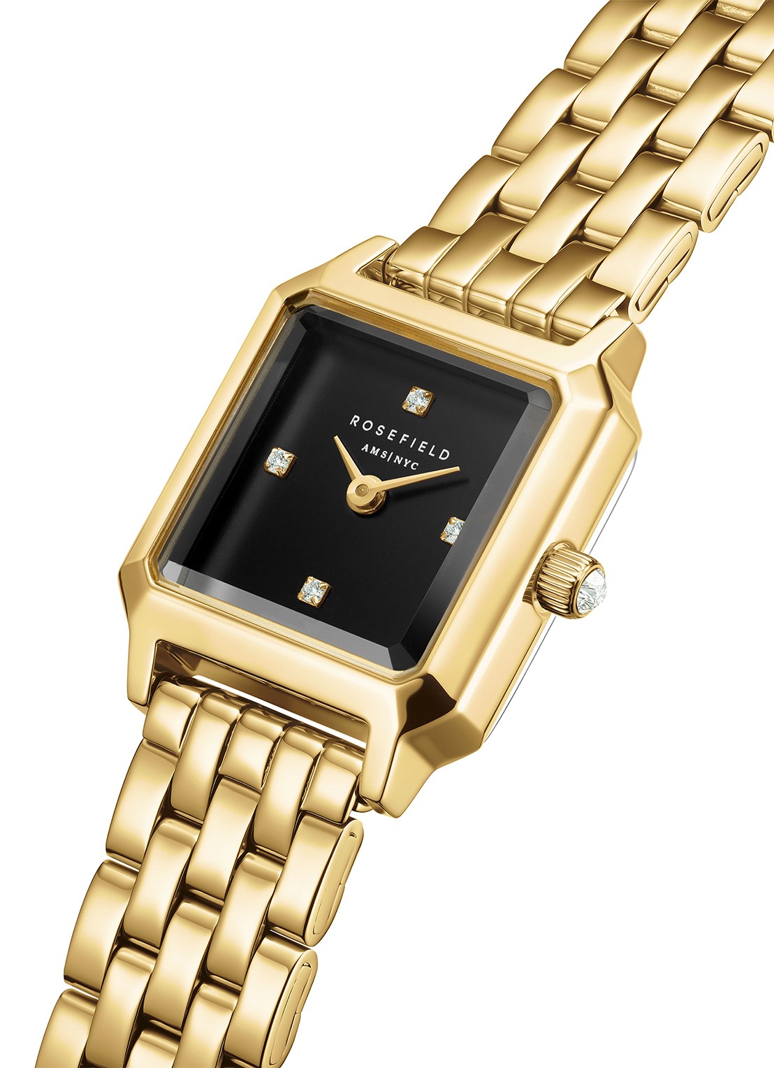 Rosefield Boxelle horloge BBGSG-B08 - detail goud