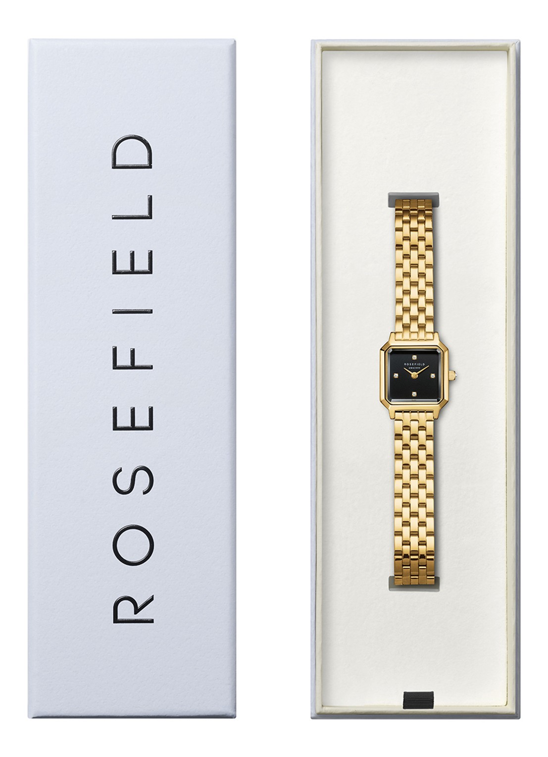 Rosefield Boxelle horloge BBGSG-B08 - detail 3 goud