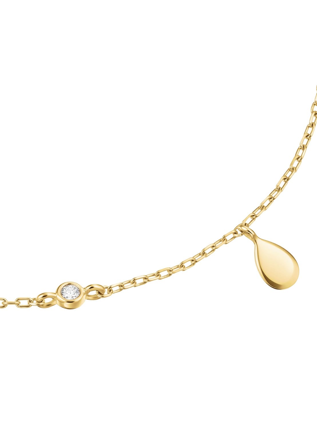 Rosefield Dangling Drops armband van 14 karaat geelgoud - detail 3 goud
