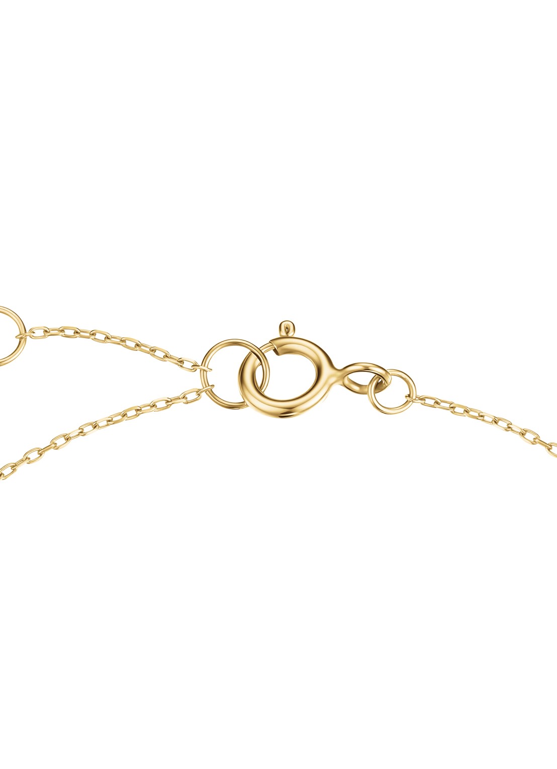 Rosefield Dangling Drops armband van 14 karaat geelgoud - detail 4 goud
