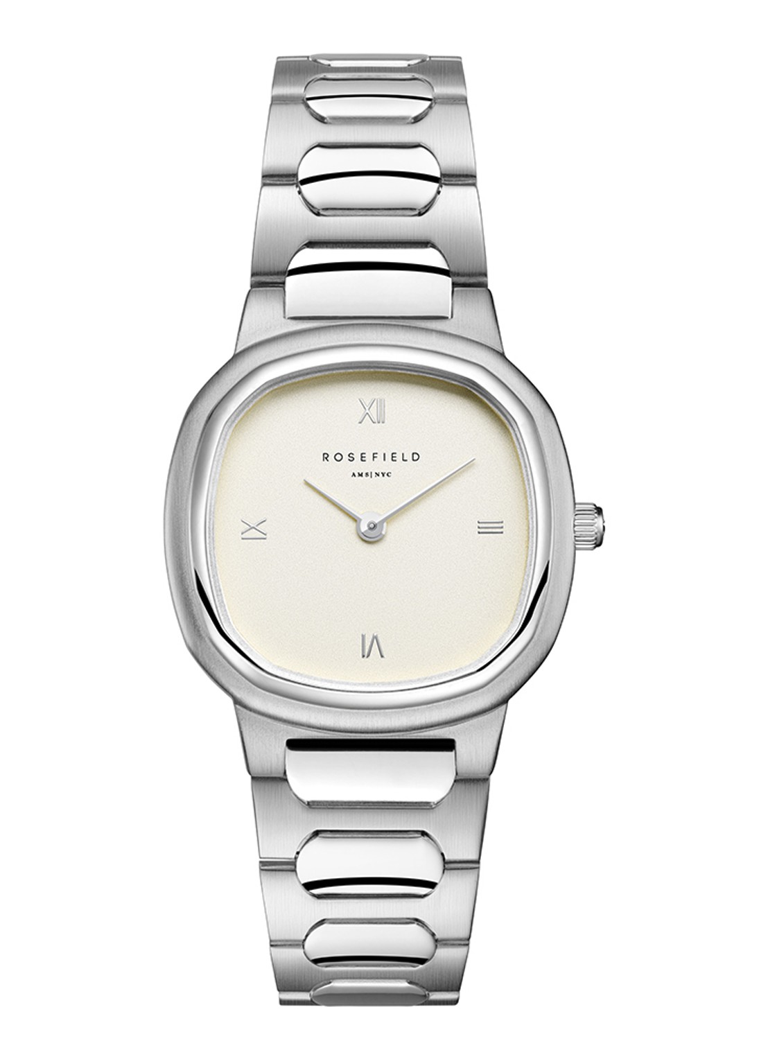 Rosefield Gaia horloge ORCSSS-OR02 - voorkant 5 zilver