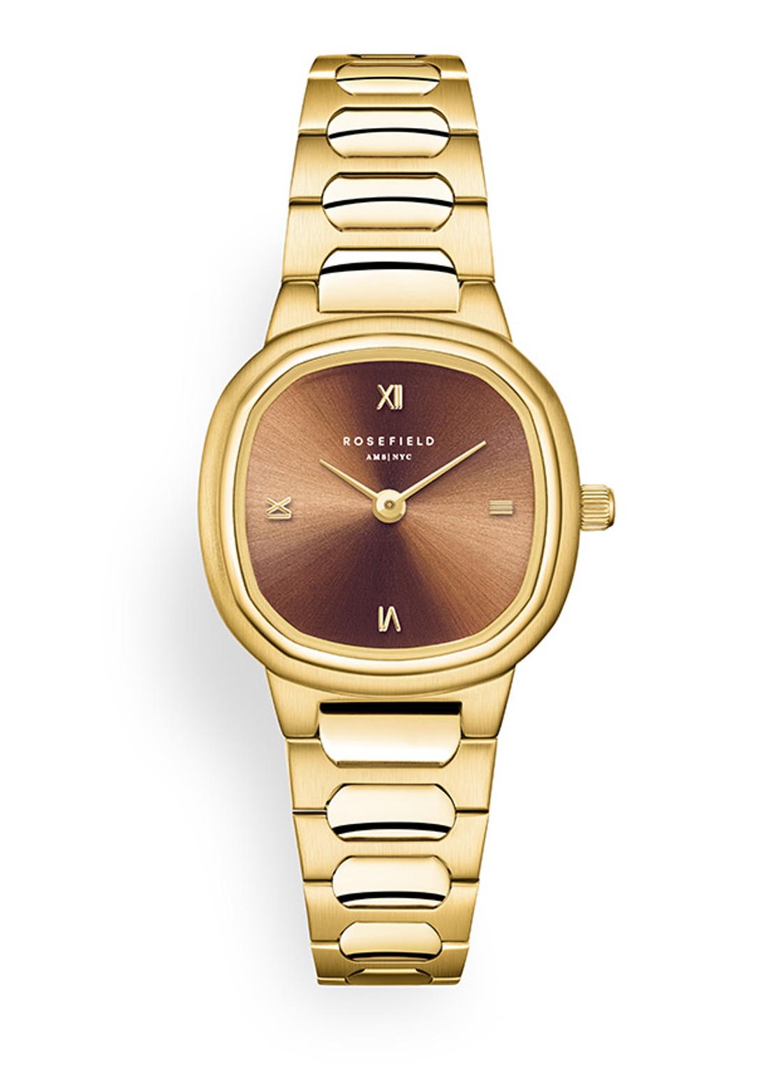 Rosefield Gaia XS horloge ORBGSG-OR08 - voorkant 5 goud