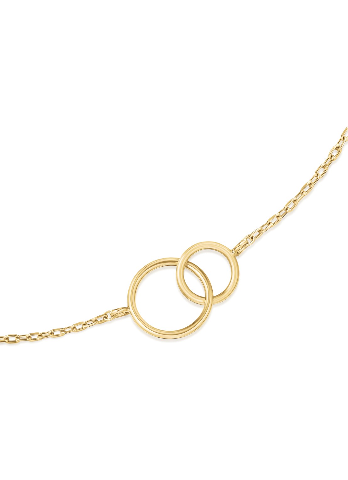Rosefield Gold Links armband van 14 karaat geelgoud - detail 3 goud