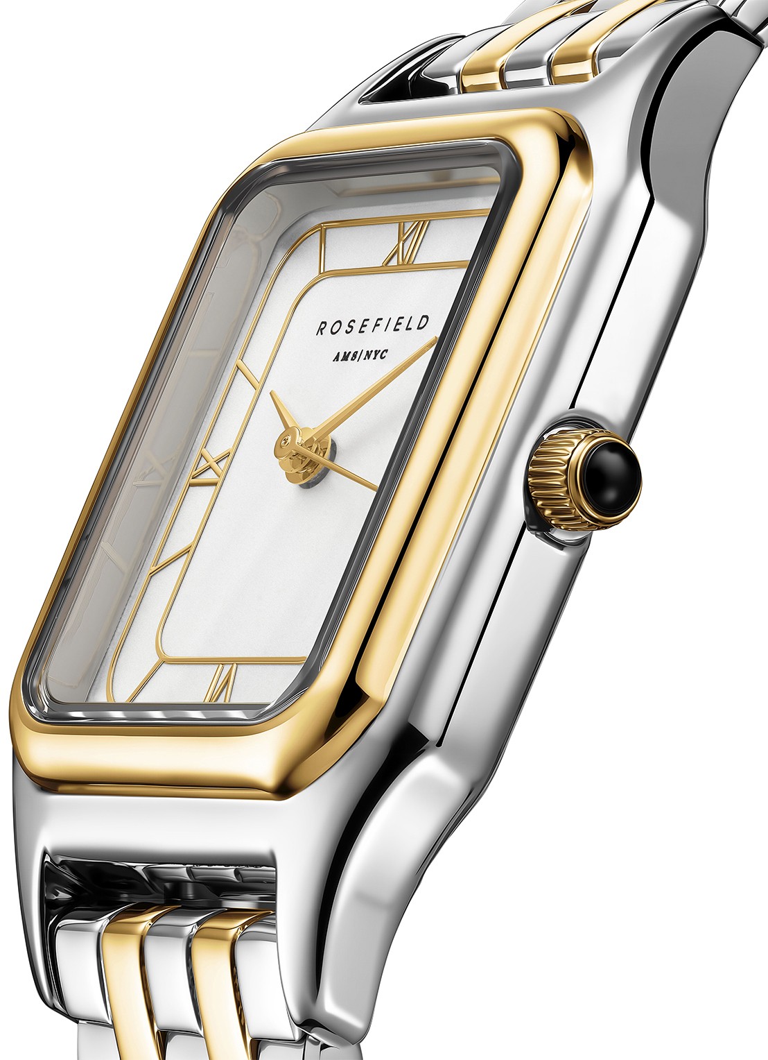 Rosefield Ivy horloge OCWDSD-OC03 - detail zilver