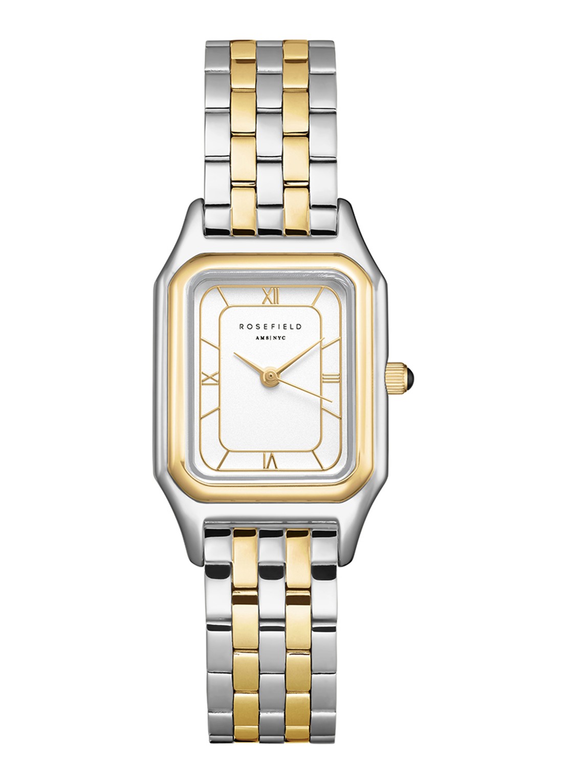 Rosefield Ivy horloge OCWDSD-OC03 - voorkant 4 zilver