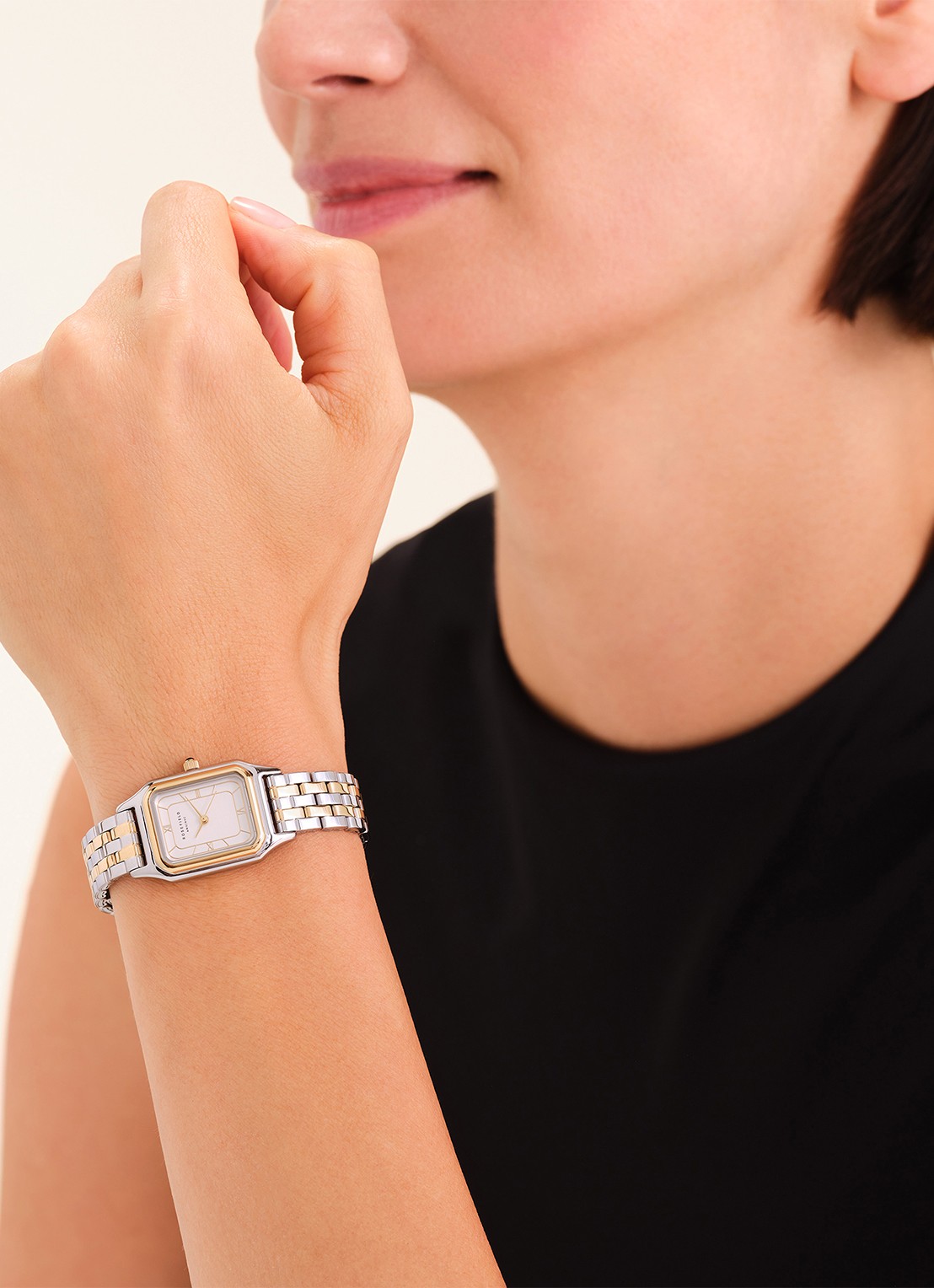 Rosefield Ivy horloge OCWDSD-OC03 - voorkant 5 zilver