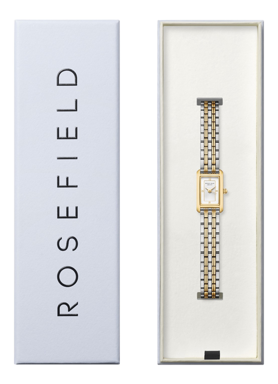 Rosefield Mini Heirloom horloge  - detail 2 mwdsd-m10 - zilver/goud