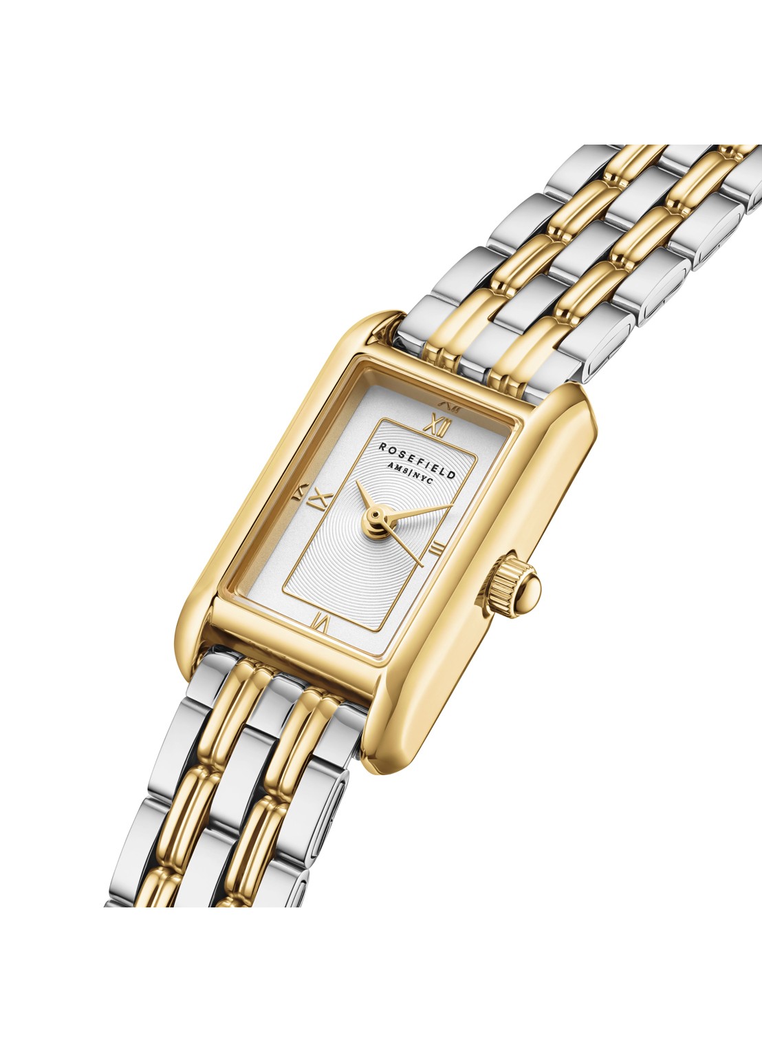 Rosefield Mini Heirloom horloge  - detail 4 mwdsd-m10 - zilver/goud