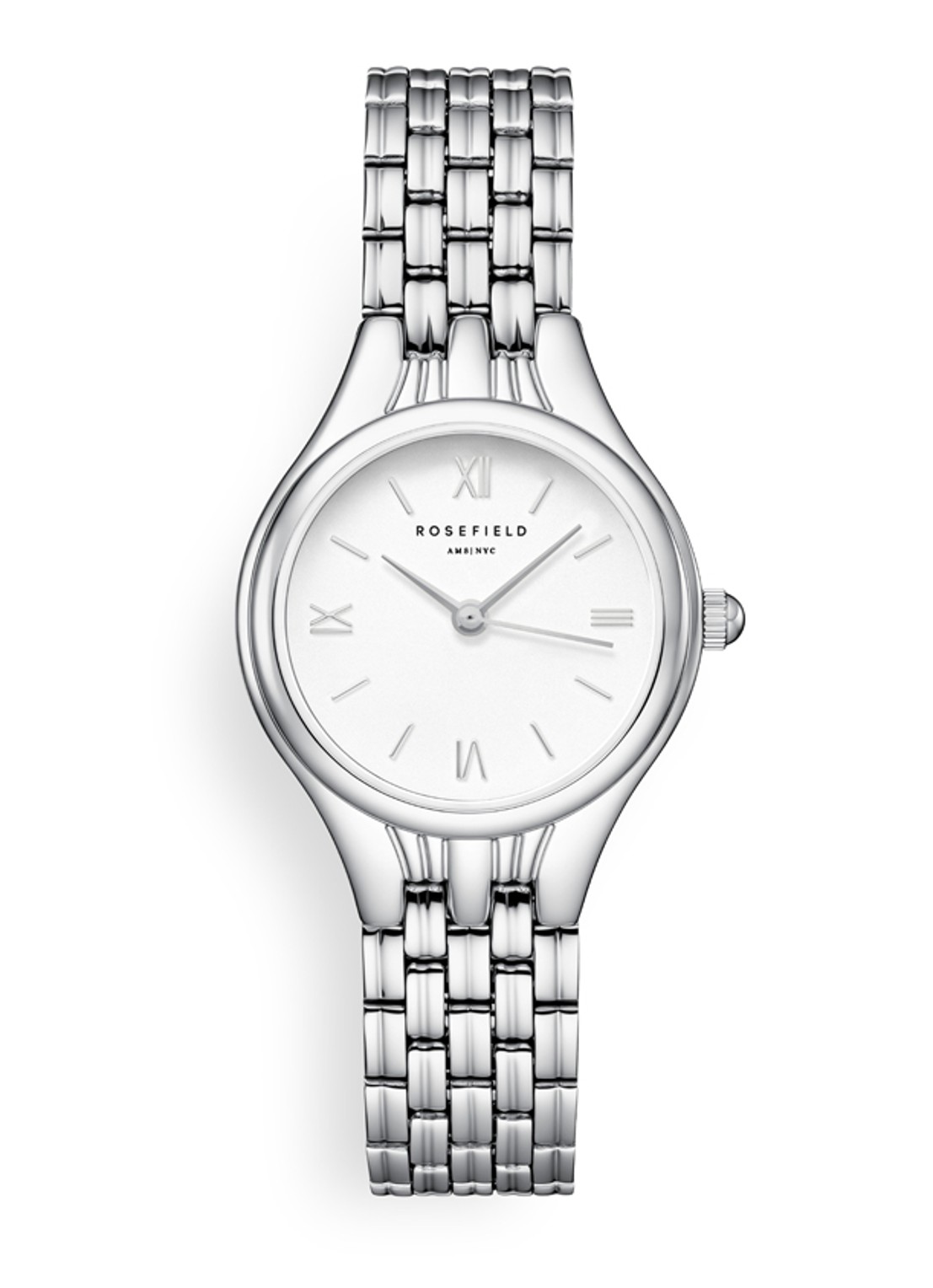 Rosefield Muse horloge - voorkant muwsss-mu02 - zilver