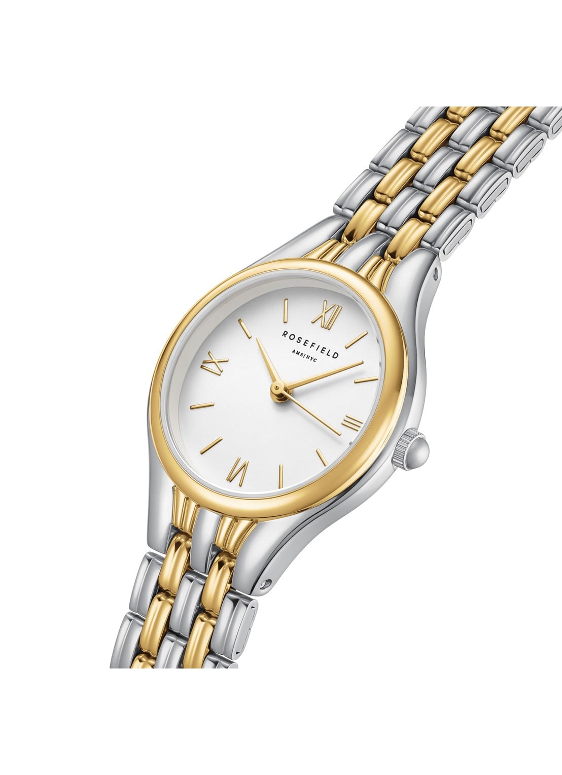 Rosefield Muse horloge - detail 6 muwdsd-mu03 - zilver/goud