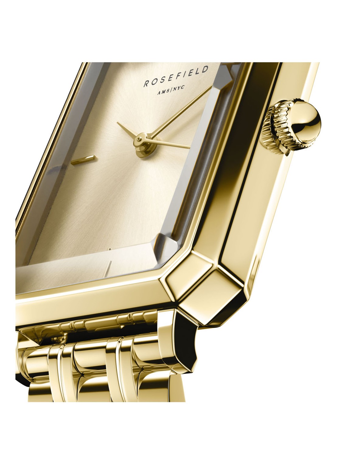 Rosefield Octagon horloge OCGSG-O65 - detail 3 goud