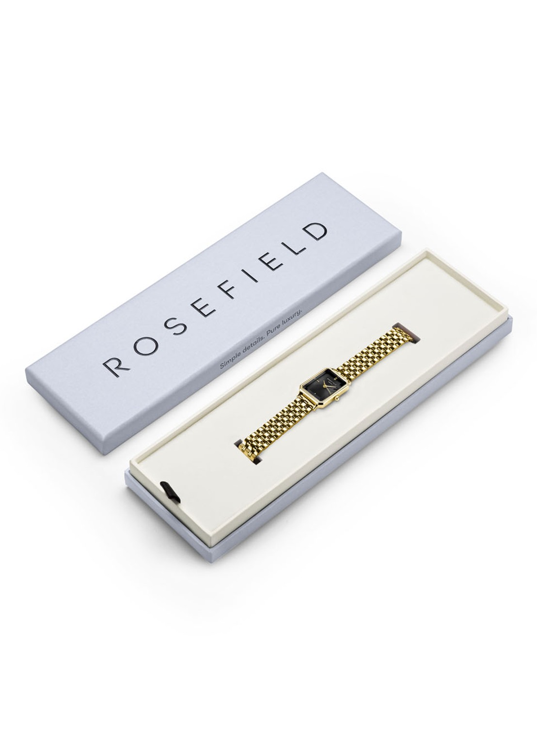 Rosefield Octagon XS horloge OBGSG-O61 - detail 2 goud