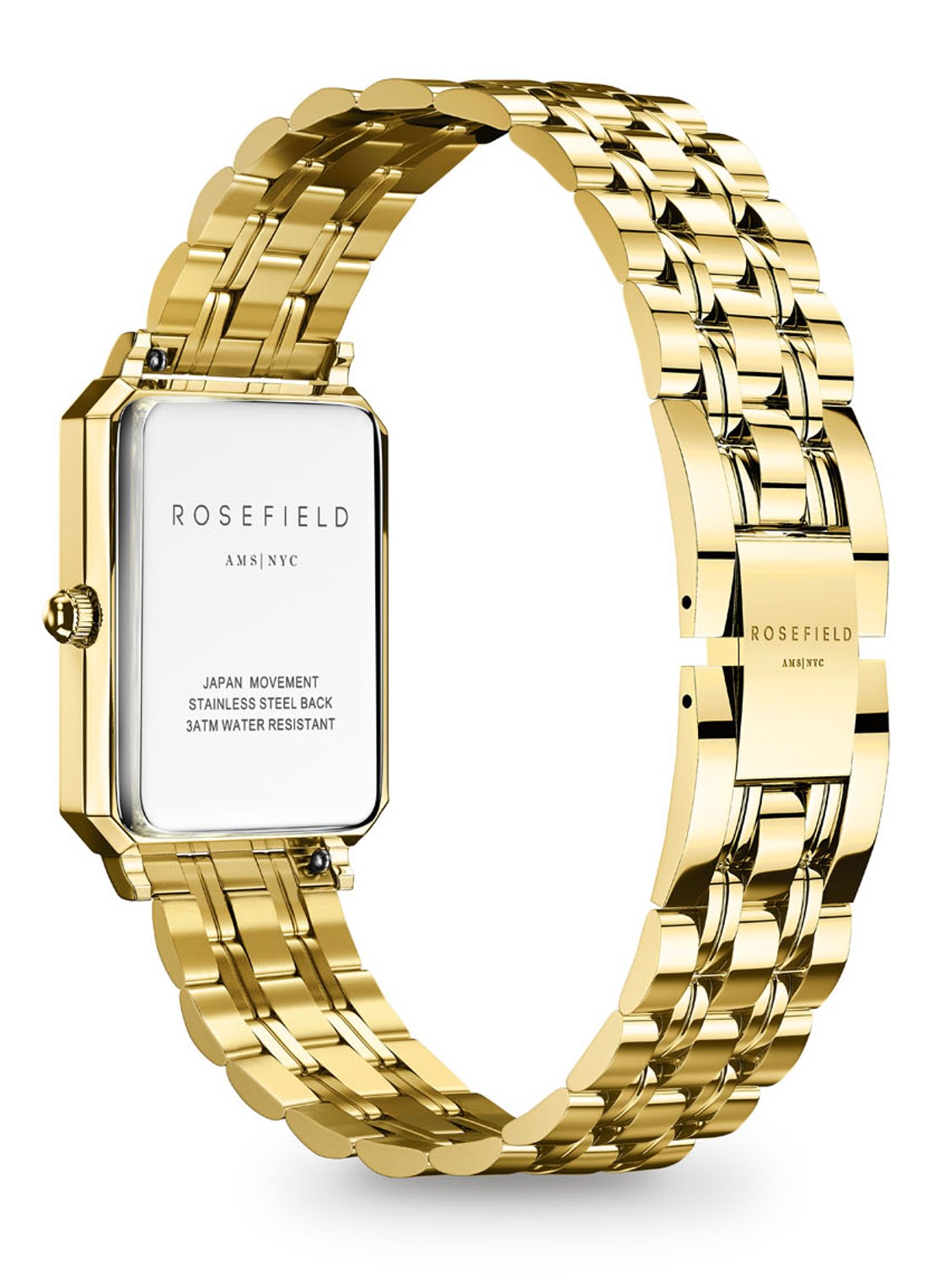 Rosefield Octagon XS horloge OEGSG-O79 - detail 4 goud