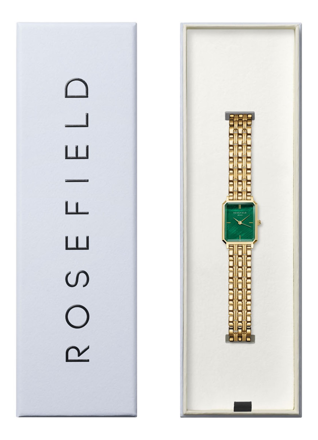 Rosefield Octagon XS horloge OEGSG-O79 - voorkant 2 goud