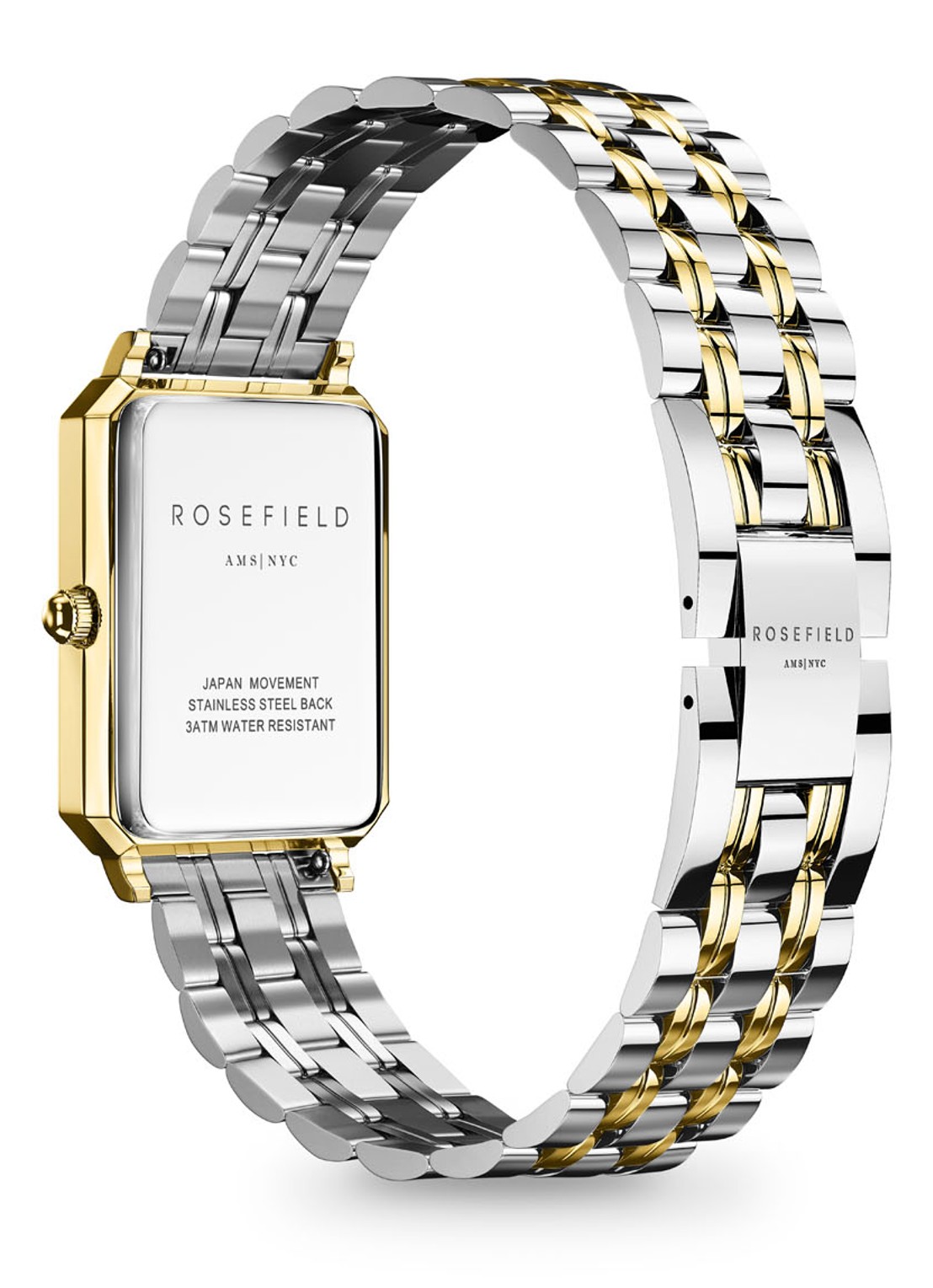 Rosefield Octagon XS horloge OWDSG-O62 - detail 3 goud