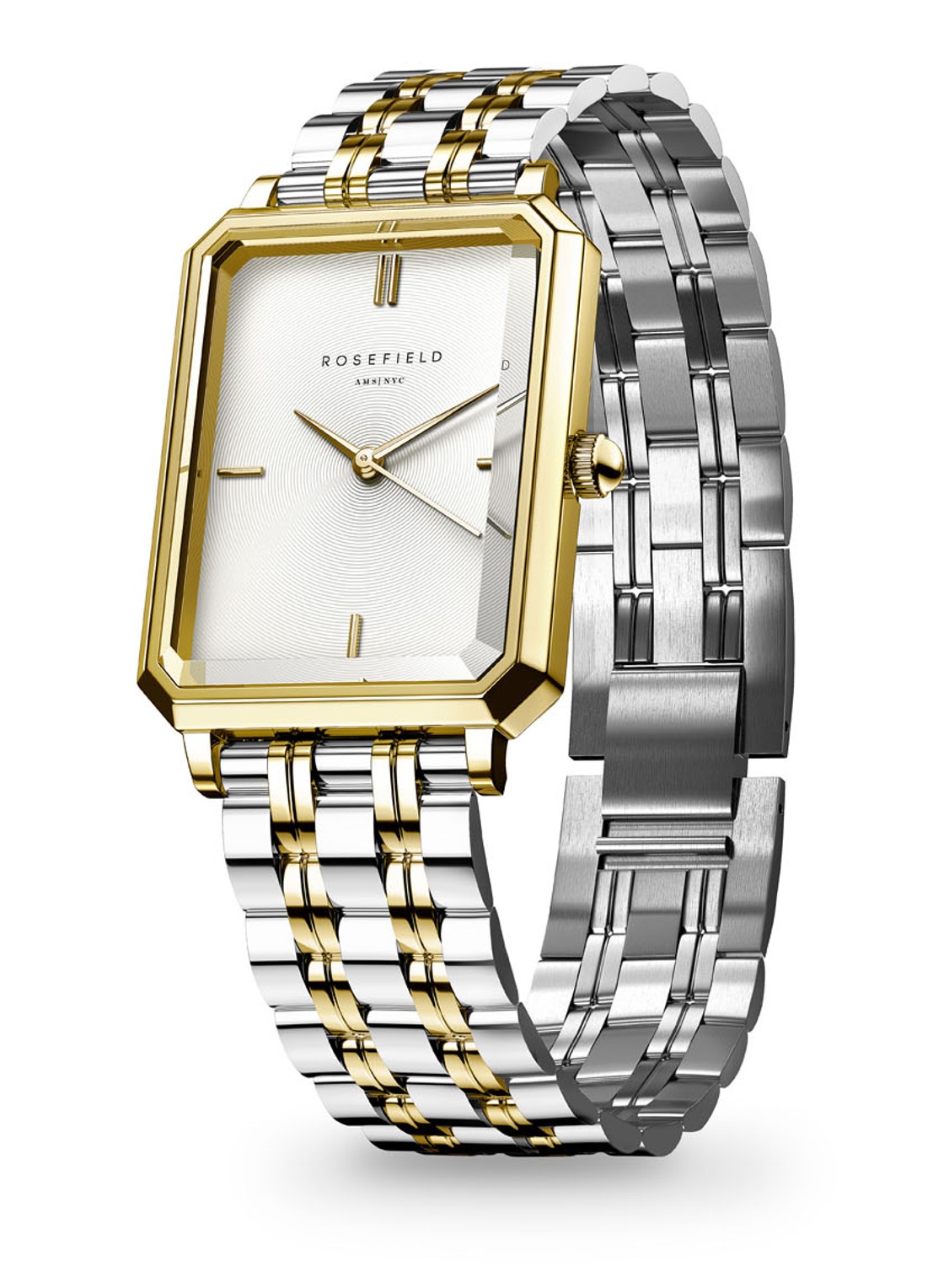 Rosefield Octagon XS horloge OWDSG-O62 - voorkant 2 goud