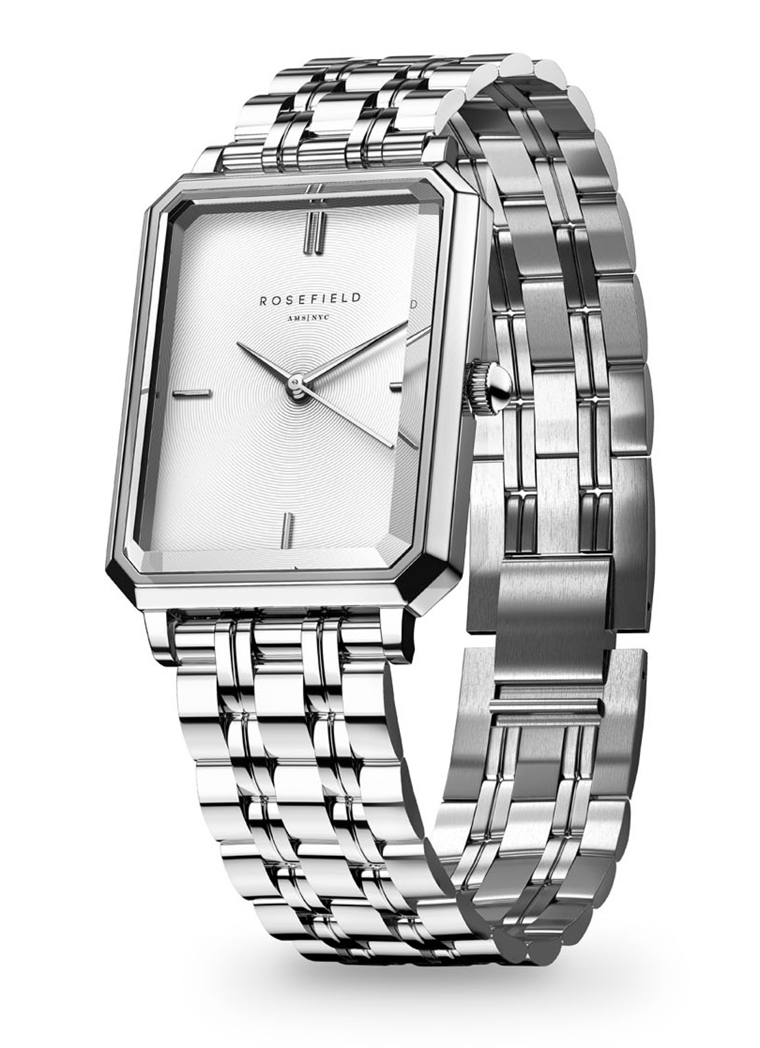 Rosefield Octagon XS horloge OWGSS-O63 - detail 3 zilver
