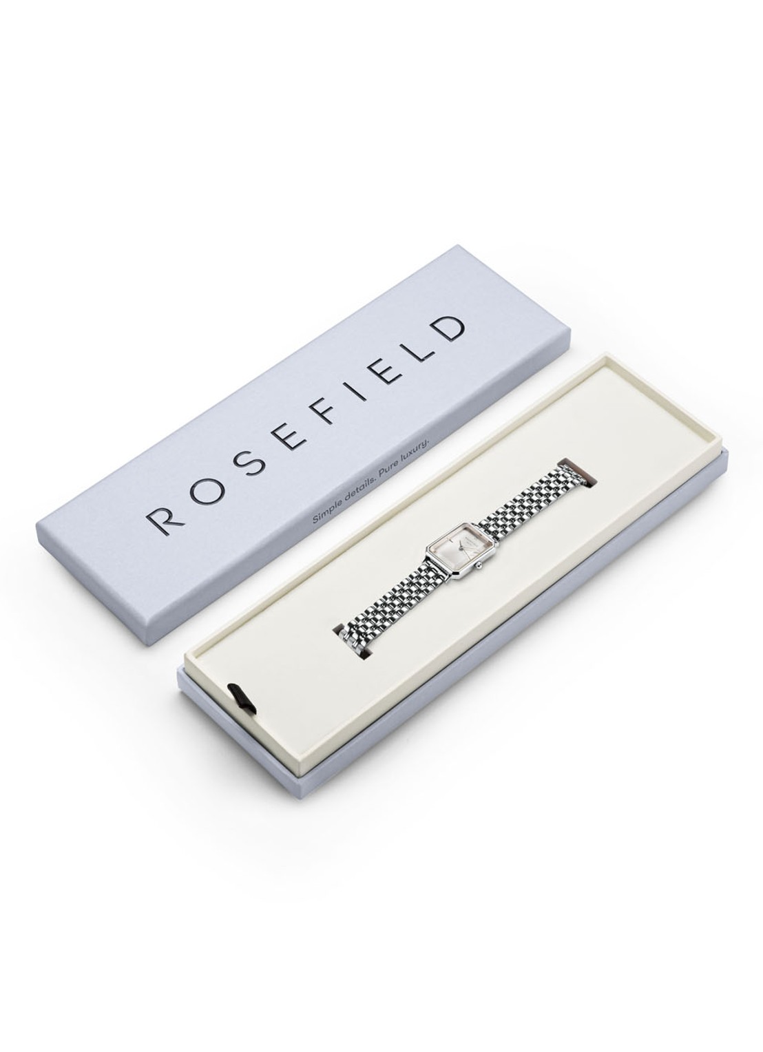 Rosefield Octagon XS horloge OWGSS-O63 - detail 5 zilver